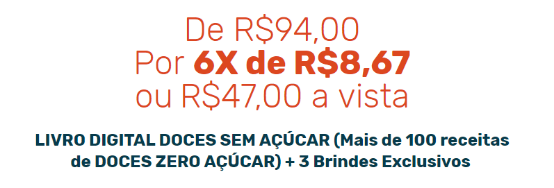 doce sem açúcar 8 - Quer Aprender a Fazer Doces Sem Açúcar?